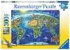 Puzzle 300 p XXL - Carte des monuments du monde Puzzle;Puzzle enfant - Ravensburger