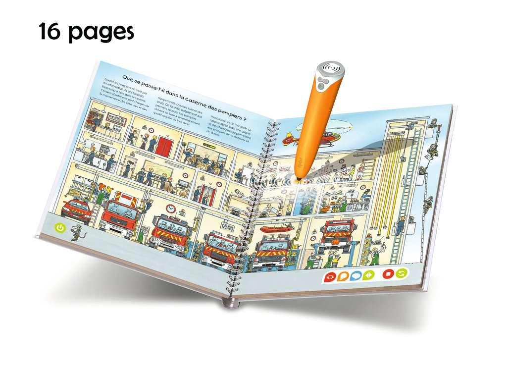 Autre jeux éducatifs et électroniques Ravensburger Livre interactif Tiptoi®  Découvre les pompiers