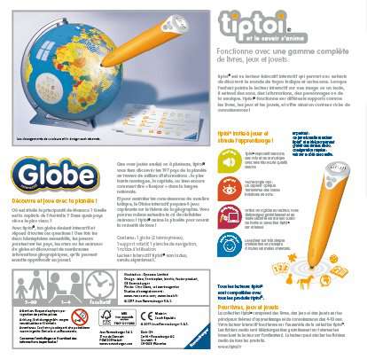 tiptoi® - Globe interactif, Globes tiptoi®, tiptoi®
