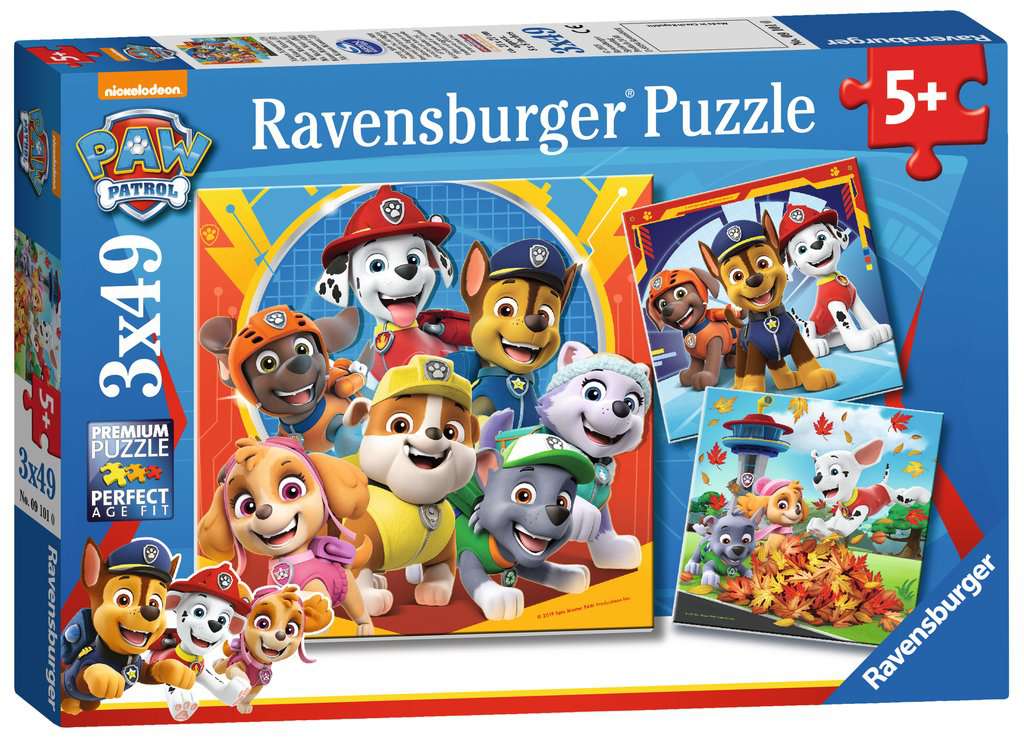 Puzzle Cadre - Pat' Patrouille Ravensburger-05145 33 pièces Puzzles -  Animaux en BD et dessins
