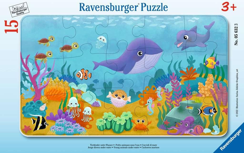Puzzle cadre 30-48 p - Les animaux dans l'espace, Puzzle enfant, Puzzle, Produits