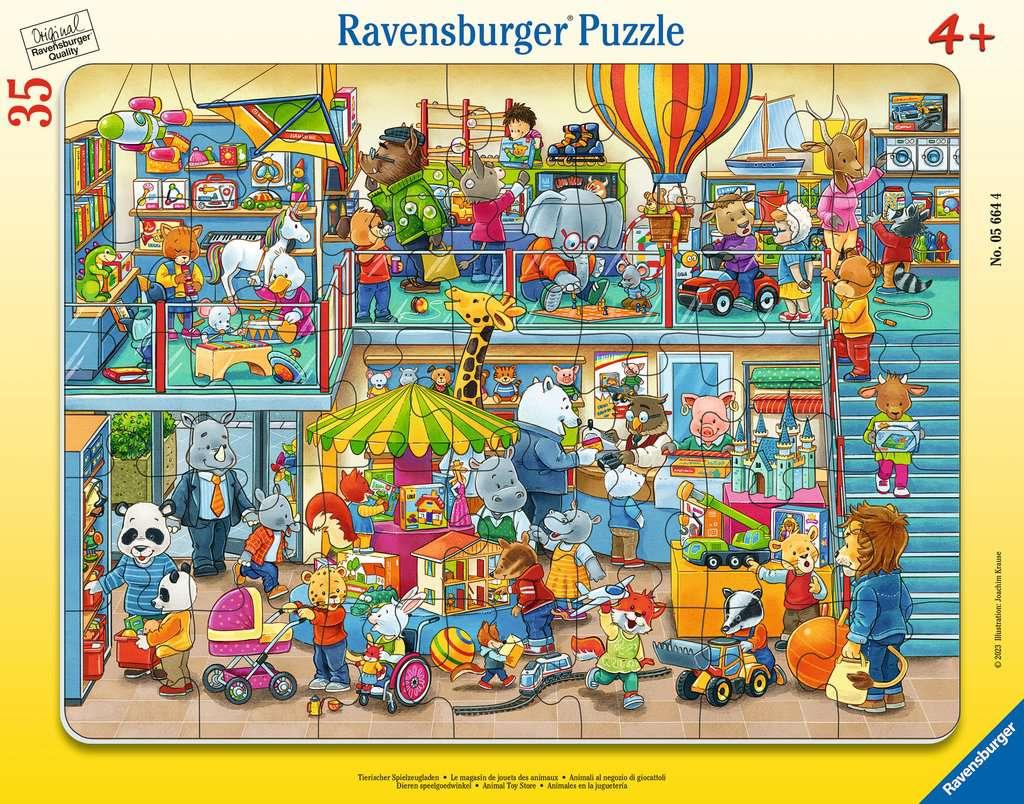 Ravensburger - Puzzle Enfant - Puzzle cadre 30-48 p - Les animaux dans le  monde - Dès 4 ans - 06641 : : Jeux et Jouets