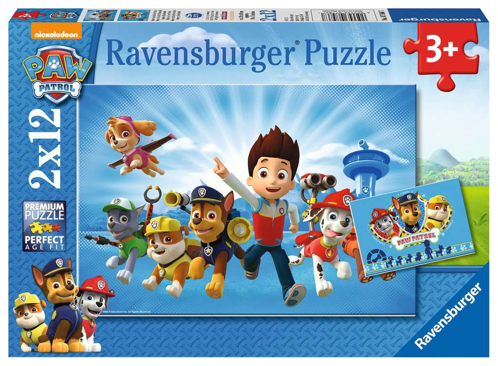 Tapis pour enfant Ravensburger Puzzle cadre 30-48 p - Prets pour la  prochaine aventure ! / PatPatrouille