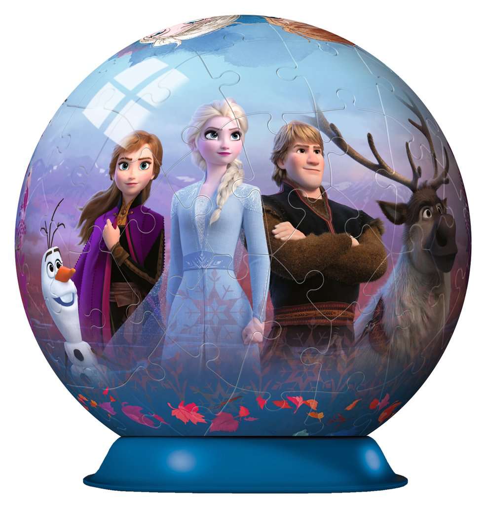 Ravensburger Peinture par numéros - 28484 - Disney La Reine des Neiges 2 :  Olaf joyeux + 27699 : Anna et Olaf + Disney Frozen 2 aveuglpack - Puzzle 3D  Ball : : Jeux et Jouets