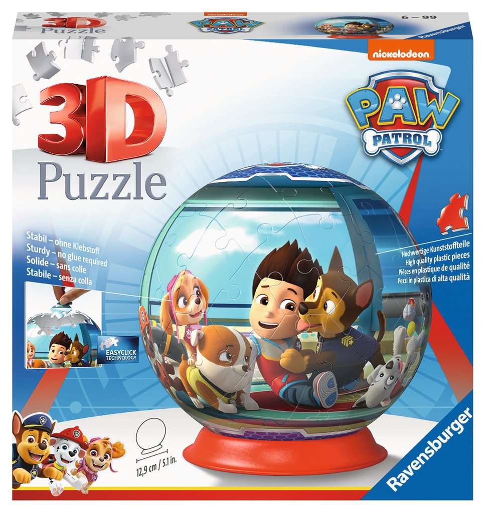 Puzzle 3d rond 72 pieces pokemon, puzzle