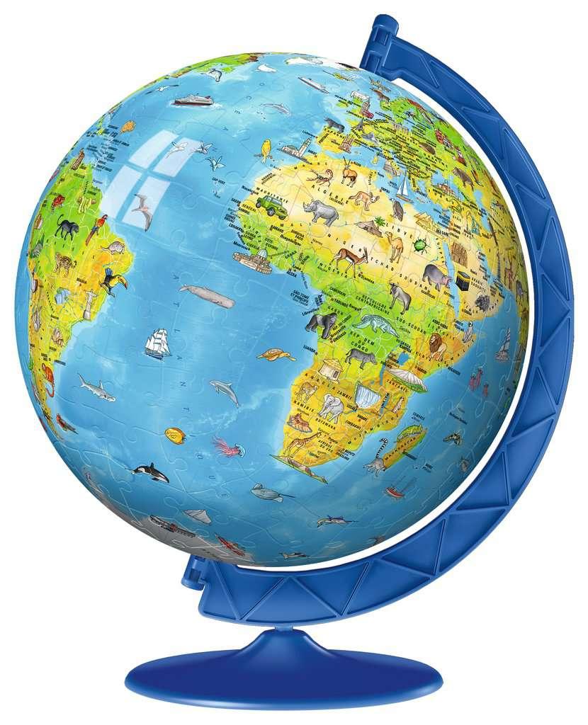 Puzzle 3d Globe Terrestre 180 Pieces - Ravensburger - Puzzle Enfant 3d  Éducatif à Prix Carrefour