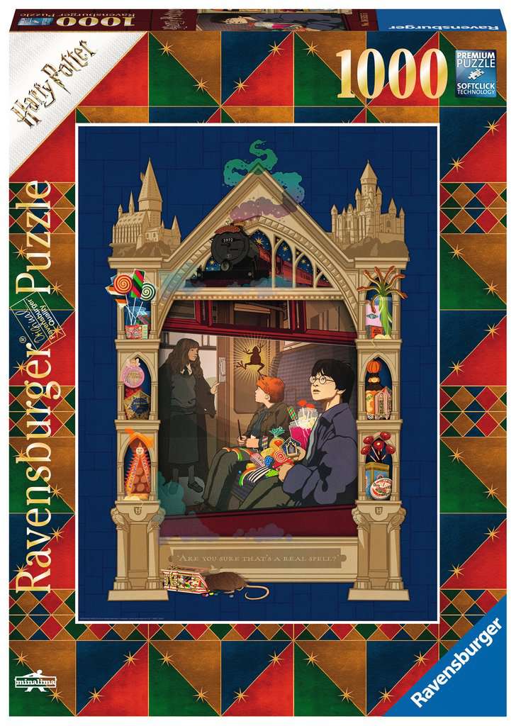 Puzzle Harry Potter Carte de Poudlard 1500 pièces Minalima