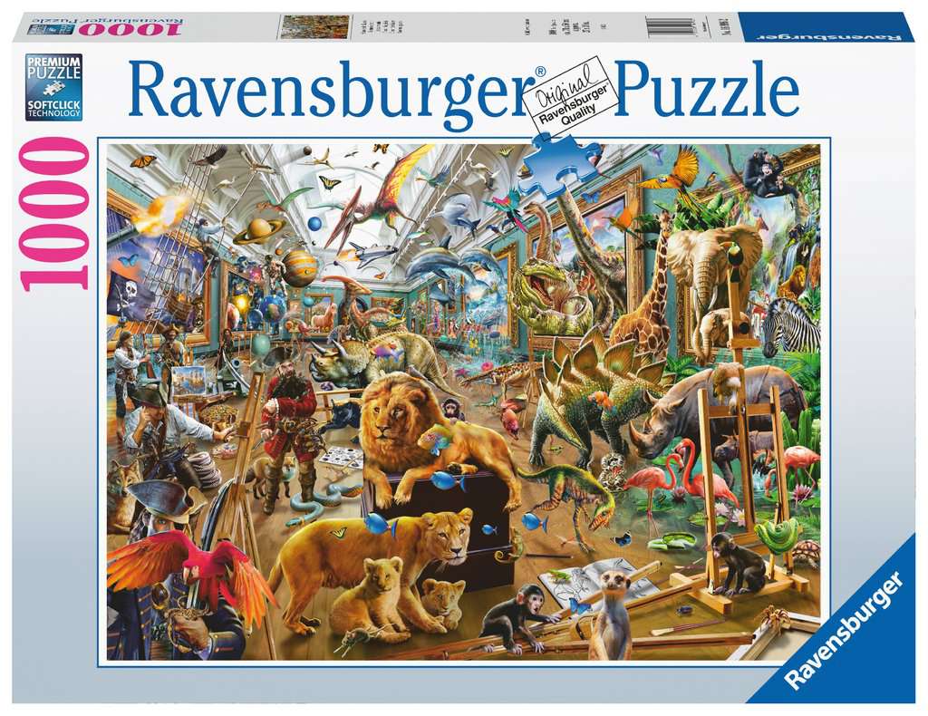 Puzzle Visite au musée - 50 pièces