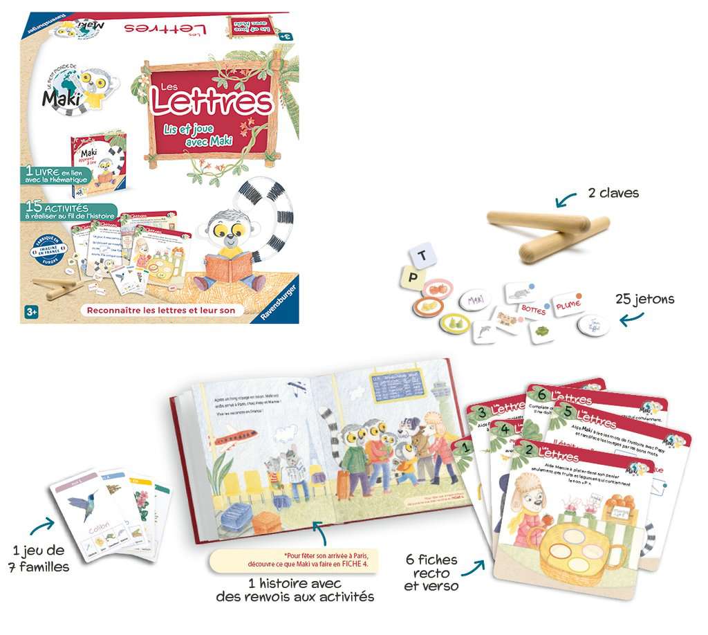 Montessori : Lettres et Chiffres Jeu Educatif - Ravensburger