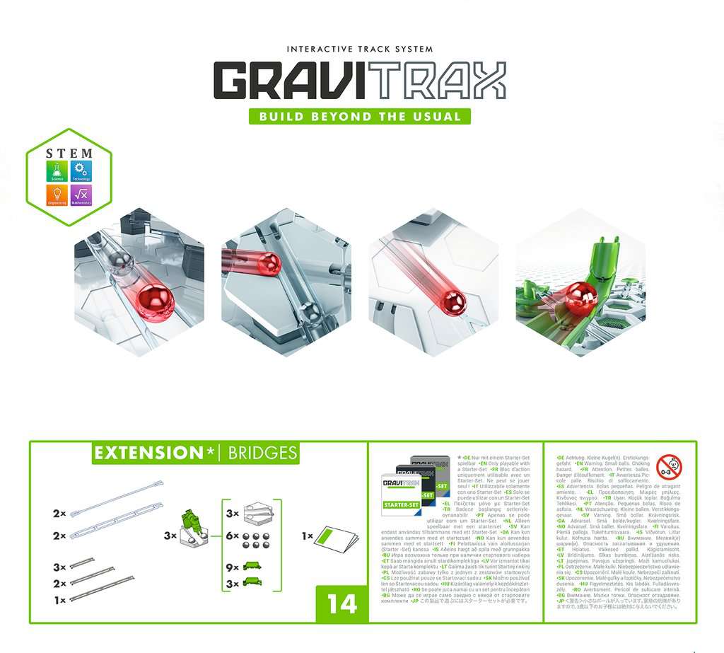 Jeux de construction Ponts et rails Ravensburger GraviTrax Set d