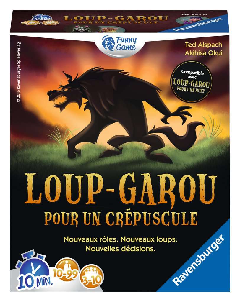 Acheter Loup Garou pour une Nuit - Jeu de société - Ravensburger