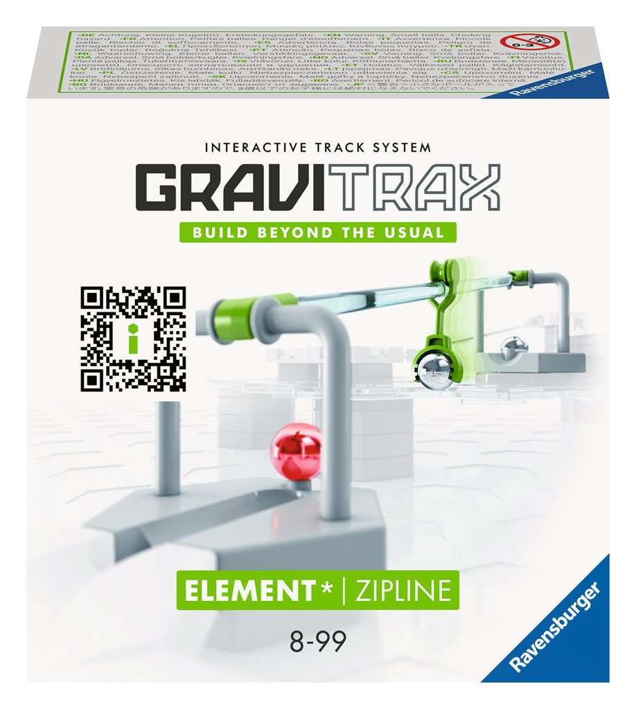 Ravensburger - GraviTrax - Bloc d'action Zipline / Tyrolienne - 26158 - Jeu  de construction STEM - Extension pour