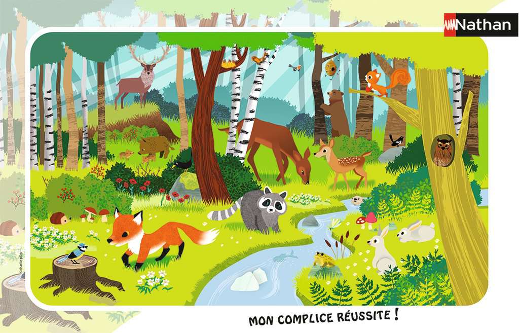 Nathan puzzle 45 p - Les animaux de la jungle, Puzzle enfant, Puzzle  Nathan, Produits
