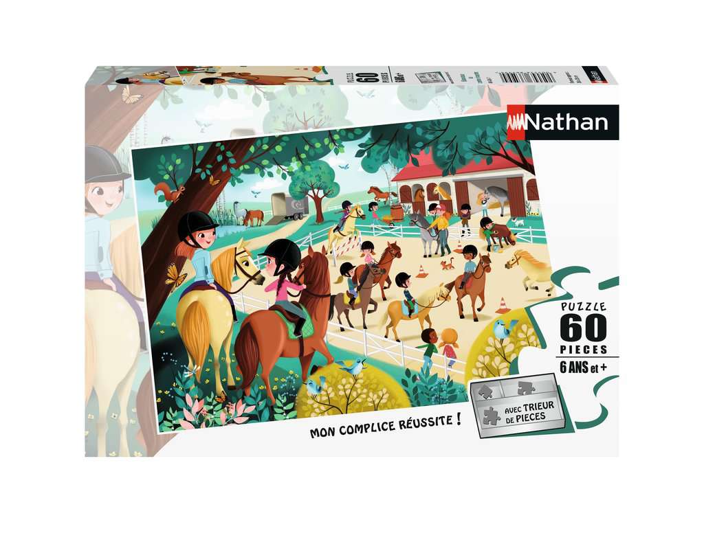 Nathan puzzle 60 p - Les Pokémon au parc, Puzzle enfant