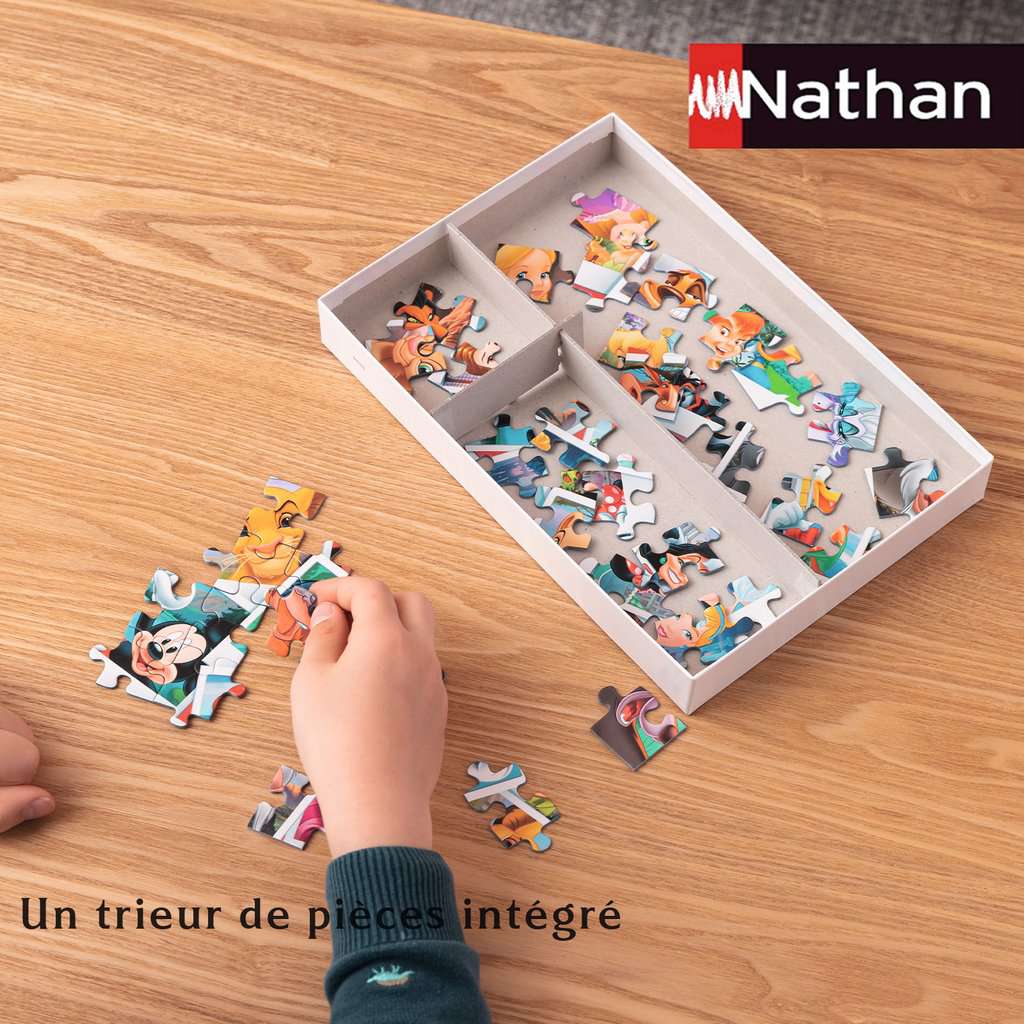 Puzzle Carte du Monde Nathan-86775 100 pièces Puzzles - Cartes et  Mappemondes pour Enfants