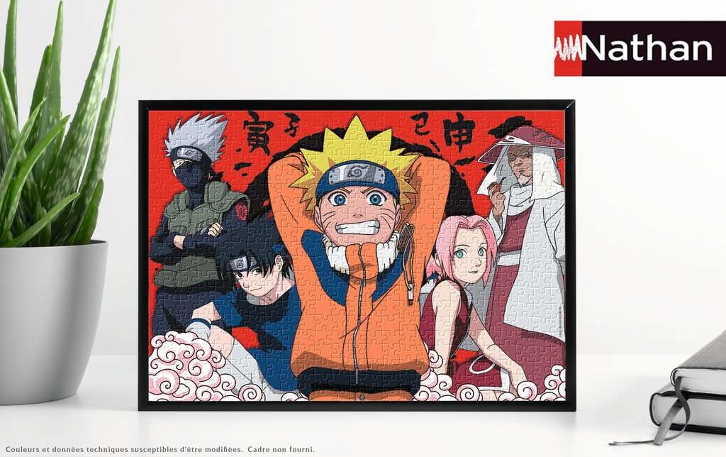 Puzzle 500 pièces Manga Aventures de Naruto - Boutique Variantes Paris