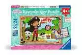Puzzles 2x24 p - La fête des pirates / Gabby s Dollhouse Puzzle;Puzzle enfant - Ravensburger