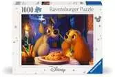 Puzzle 1000 p - La Belle et le Clochard (Collection Disney) Puzzle;Puzzle adulte - Ravensburger