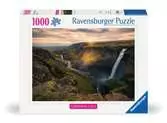 Puzzle 1000 p - La cascade Háifoss, Islande (Puzzle Highlights) Puzzle;Puzzle adulte - Ravensburger