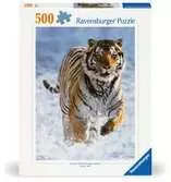 Puzzle 500 p - Tigre dans la neige Puzzle;Puzzle adulte - Ravensburger