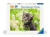 Puzzle 500 p - Chaton dans la prairie Puzzle;Puzzle adulte - Ravensburger