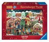 Puzzle 1000 p - Le marché de Noël Puzzle;Puzzle adulte - Ravensburger