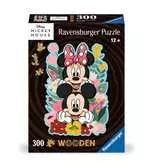 Puzzle en bois - Forme - 300 p - Mickey et Minnie Puzzle;Puzzle adulte - Ravensburger