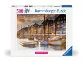 Puzzle 500 p - Coucher de soleil à Copenhague (Puzzle Highlight, Scandinavian) Puzzle;Puzzle adulte - Ravensburger