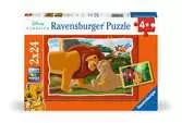 Puzzles 2x24 p - L histoire de la vie / Disney Le Roi Lion Puzzle;Puzzle enfant - Ravensburger