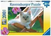 Puzzle 200 p XXL - Chaton blanc Puzzle;Puzzle enfant - Ravensburger