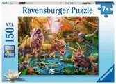 Puzzle 150 p XXL - Le rassemblement des dinosaures Puzzle;Puzzle enfant - Ravensburger