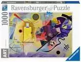 Puzzle 1000 p Art collection - Jaune-rouge-bleu / Vassily Kandinsky Puzzle;Puzzle adulte - Ravensburger