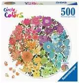 Puzzle rond 500 p - Fleurs (Circle of Colors) Puzzle;Puzzle adulte - Ravensburger