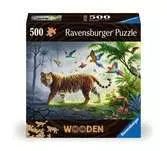 Puzzle en bois - Rectangulaire - 500 pcs - Tigre de la jungle Puzzle;Puzzle adulte - Ravensburger