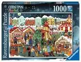 Puzzle 1000 p - Le marché de Noël Puzzle;Puzzle adulte - Ravensburger