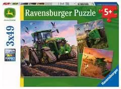 Puzzles 3x49 p - Les saisons / John Deere - Image 1 - Cliquer pour agrandir