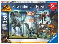 Puzzles 3x49 p - T-rex et autres dinosaures / Jurassic World 3 - Image 1 - Cliquer pour agrandir