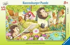 Puzzle cadre 15 p - Les animaux du jardin - Image 1 - Cliquer pour agrandir