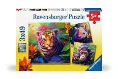 Puzzles 3x49 p - Les bébés de la jungle - Image 1 - Cliquer pour agrandir