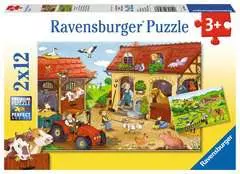 Puzzles 2x12 p - Le travail à la ferme - Image 1 - Cliquer pour agrandir