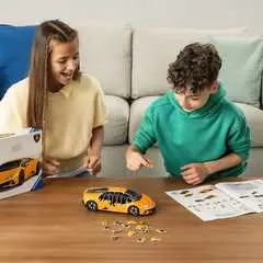 Puzzle 3D Lamborghini Huracán EVO orange - Image 4 - Cliquer pour agrandir