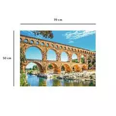 Nathan puzzle 1000 p - Le pont du Gard / Des racines et des ailes - Image 8 - Cliquer pour agrandir