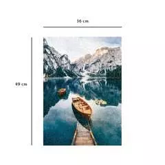 Nathan puzzle 500 p - Les barques du lac de Braies, Italie - Image 8 - Cliquer pour agrandir