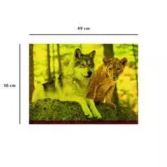 Nathan puzzle 500 p - Le loup et le lion - Image 8 - Cliquer pour agrandir