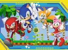 Puzzle 100 p XXl - Knuckles, Sonic, Tails et Amy / Sonic - Image 2 - Cliquer pour agrandir