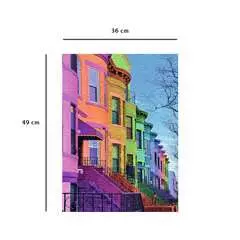 Nathan puzzle 500 p - Maisons multicolores - Image 8 - Cliquer pour agrandir