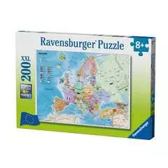 Puzzle 200 p XXL - Carte d'Europe - Image 1 - Cliquer pour agrandir