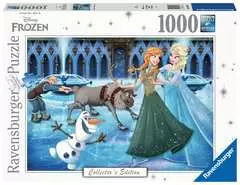 Ravensburger - Numéro d'Art moyen format lignes colorées - Jeu créatif -  Elsa et Anna /La Reine des Neiges, Disney