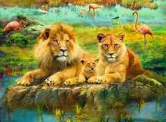 Pz Lions dans la savane 500p - Image 2 - Cliquer pour agrandir