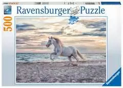 Puzzle 500 p - Cheval sur la plage - Image 1 - Cliquer pour agrandir